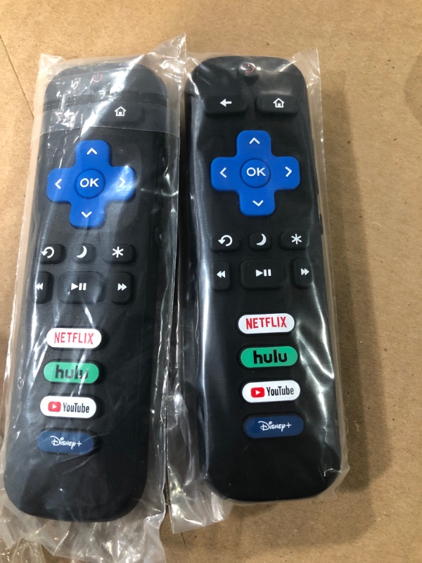 Photo 3 of (Pack of 2) Replaced Remote Control Only for Roku Box