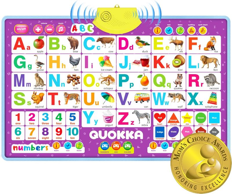 Photo 1 of Alphabet Poster Educational Toy for 3-4 Year Old – ABC Learning Wall Chart 