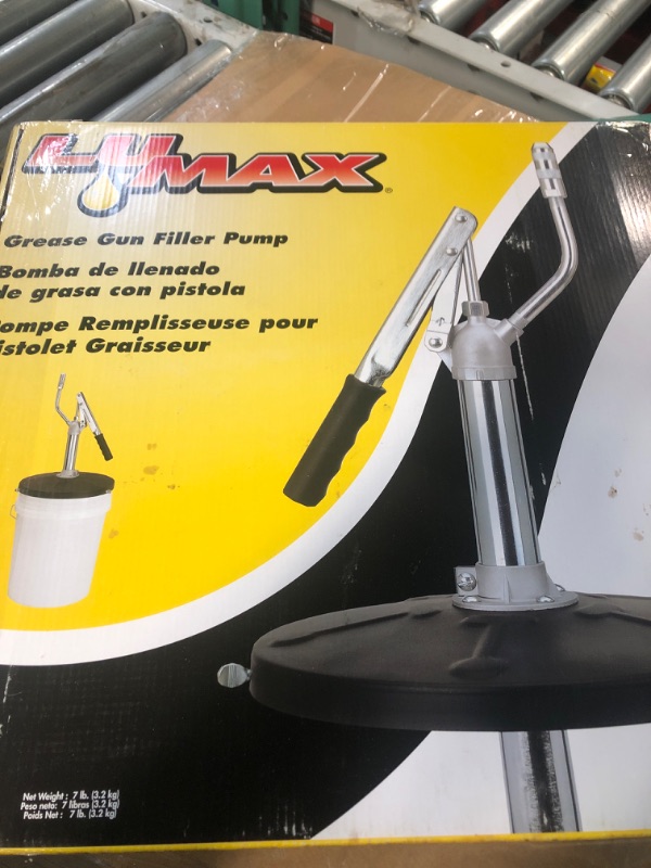 Photo 4 of **READ NOTES**
LUMAX LX-1302 Black 18" 25-50 lbs/5 Gallon Grease Gun Filler Pump with 12" Cover