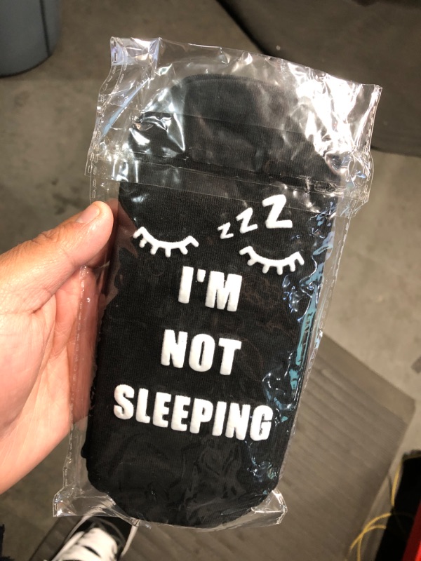 Photo 1 of im not sleeping socks 