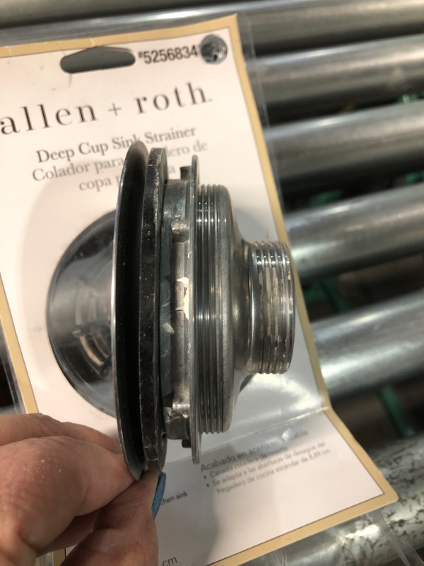 Photo 3 of ***READ NOTES***
allen + roth 3.5-in Stainless Steel Rust Resistant Strainer 