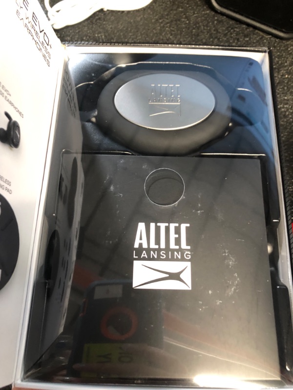 Photo 1 of Altec Lansing True Evo+ Truly Wireless Earphones, 4 Hours of Battery Life, Receive Up to 4 Charges on The Go, Access Siri or Google Voice Assistant via Bluetooth Through Your Smartphone, MZX659-BLK