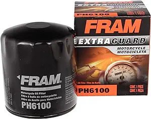 Photo 1 of FRAM Extra Guard PH6100 Motorcycle Replacement Oil Filter, Fits Select Harley Davidson Models