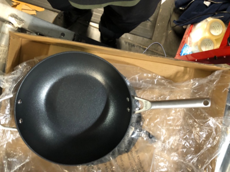 Photo 5 of **LID NOT INCLUDED**
Ninja Foodi Premium NeverStick Fry Pan, 12”, Slate Gray