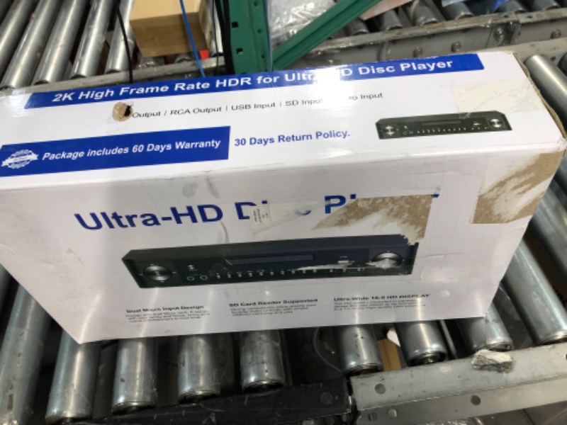 Photo 9 of HD DVD Player for TV Upscaling 1080P, All Region DVD Players with HDMI Support USB/SD Card/Dual Microphone Input, Region Free CD & DVD Player with Stereo Dolby Sound, NTSC/PAL System, Remote Control
