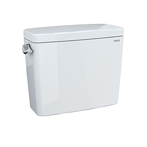 Photo 1 of **DAMAGE**
TOTO Drake Two-Piece Elongated 1.6 GPF TORNADO FLUSH Toilet with CEFIONTECT and SoftClose Seat, WASHLET+ Ready, Cotton White - MS776124CSG#01