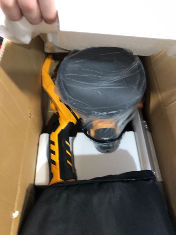 View 4 of Drywall Sander, Electric Drywall Sander 1390W 8.5A Variable Speed 900-2600RPM Wall Sander, Vacuum Function, With LED Light, Retractable Handle, Anti-Dust Hose, 12pcs Sanding Discs For Ceiling And wall