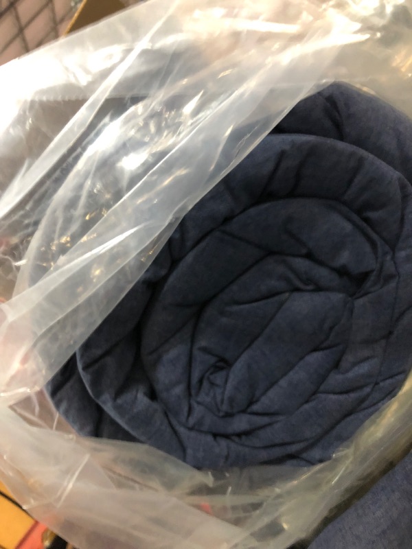 Photo 1 of Brielle Callan 100% Cotton Texture Printed Comforter Set, Denim, King/Cal King King/California King Denim