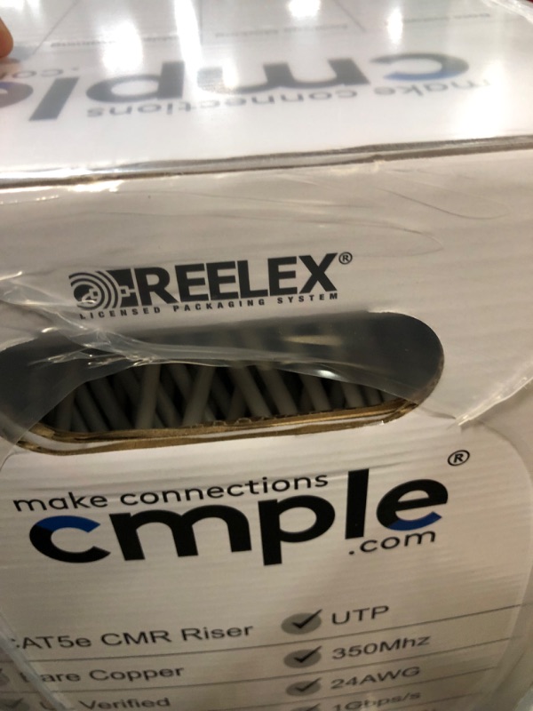 Photo 2 of Cmple - Cat5e Ethernet Cable 1000ft Gigabit Network Cat 5e