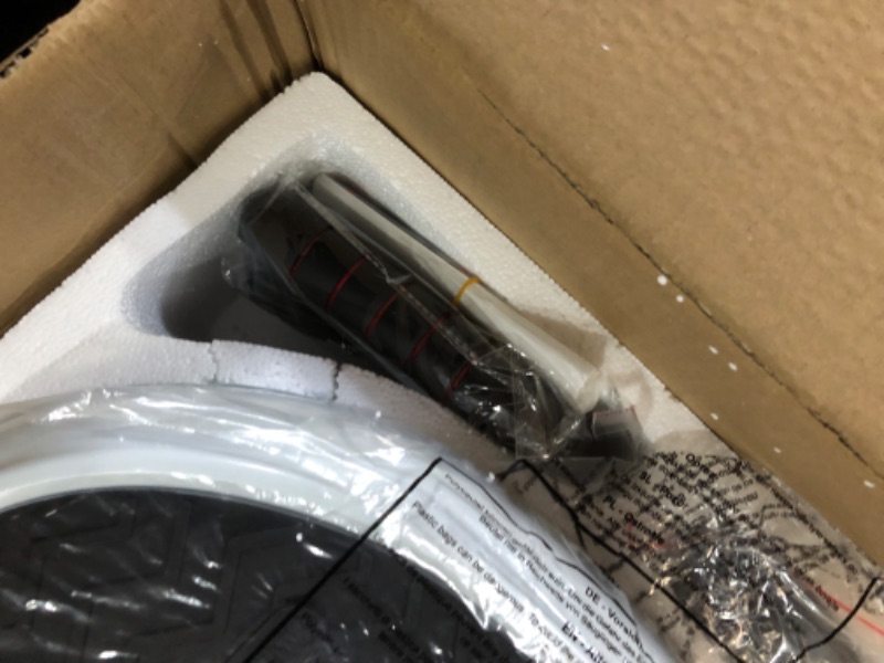 Photo 5 of Bigzzia Vibration Plate Exercise Machine 10 Modes Whole Body Workout Vibration Fitness Platform w/ Loop Bands Jump Rope Bluetooth Speaker Home Training Equipment for Weight Loss & Toning white