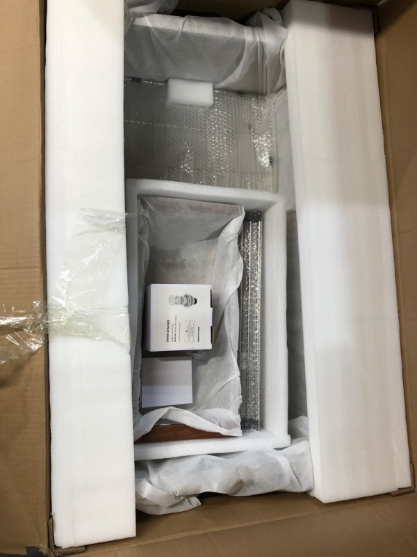 Photo 1 of Dcolora 33x22 Drop In Kitchen Sink Upgrade Gradient Ledge Workstation 16 Gauge Stainless Steel Large Topmount Deep Single Bowl Sinks, 33"x22"x10", Round Corner, DC-T7754