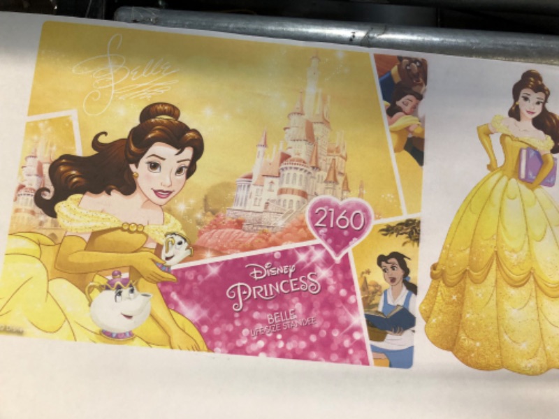 Photo 4 of Advanced Graphics Belle Life Size Cardboard Cutout Standup - Disney Princess Friendship Adventures Belle