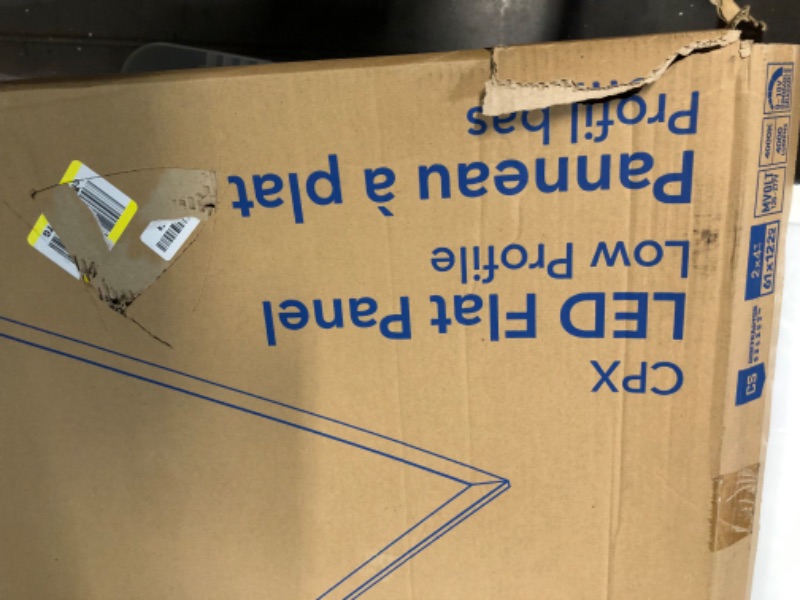 Photo 5 of **DAMAGED**
Lithonia Lighting CPX 2X4 4000LM 40K M2 2 ft. x 4 ft. CPX LED Panel 4000 lumens 4000K CCT Contemporary 2 ft. x 4 ft. 4000K | Smooth Satin Lens