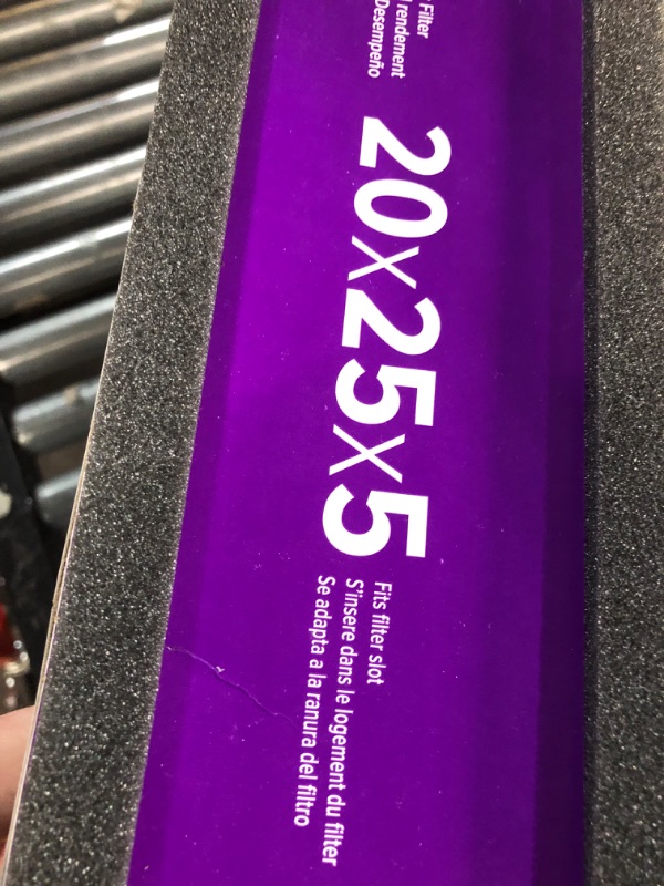 Photo 5 of **READ NOTES**Filtrete 20x25x5 Furnace Air Filter MPR 1550 DP MERV 12, Healthy Living Ultra Allergen Deep Pleat, 1-Pack, Fits Lennox & Honeywell Devices (exact dimensions 19.56 x 24.19 x 4.69) 1 Count (Pack of 1) 20x25x5