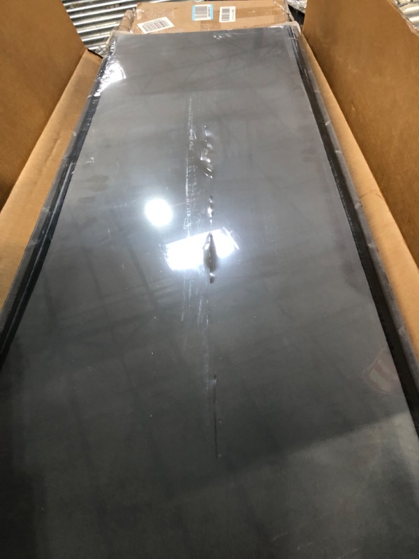 Photo 1 of **DAMAGE**
B FSOBEIIALEO Storage Ottoman Bench, Folding Tufted Ottomans with Storage, Extra Large 140L Storage Chest Storage Boxes Footrest Bench for Bedroom, Luxury Velvet Fabric 43 Inches Grey Grey 43.3x15.7x15.7 inches