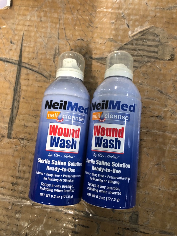 Photo 2 of *NON REFUNDABLE BUNDLE*
NeilMed Cleanse Sterile Saline Wound Wash, 6 Ounce (2 Pack bundle)