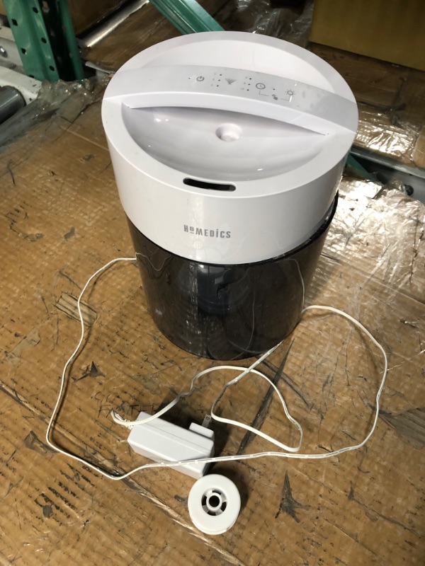 Photo 7 of *NON FUNCTIONAL* FOR PARTS ONLY
HoMedics Humidifiers for Bedroom, Home, Nursery, Office and Plants. Total Comfort UV-C Ultrasonic Humidifier, Leak Resistant Design, 0.97 Gallon Tank, 35 Hour Run Time, Quiet, Cool Mist, Night Light