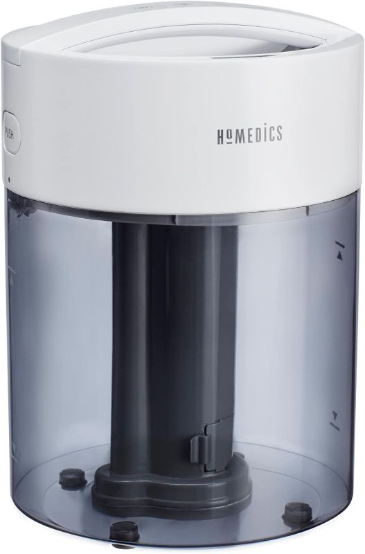 Photo 1 of *NON FUNCTIONAL* FOR PARTS ONLY
HoMedics Humidifiers for Bedroom, Home, Nursery, Office and Plants. Total Comfort UV-C Ultrasonic Humidifier, Leak Resistant Design, 0.97 Gallon Tank, 35 Hour Run Time, Quiet, Cool Mist, Night Light