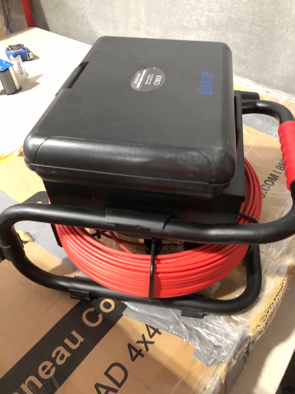 Photo 3 of NON--REFUNDABLE*NON FUNCTIONAL* FOR PARTS ONLY*MISSING LOCATOR 
EIXAUP Sewer Camera with Locator, Distance Counter Self-Leveling Pipe Video Inspection Camera