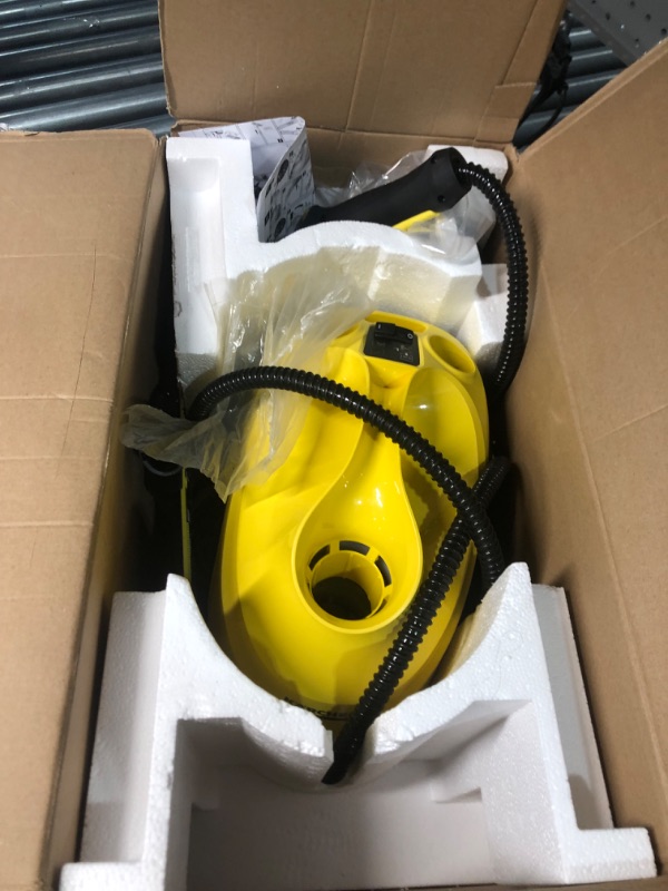 Photo 2 of **NONREFUNDABLE**FOR PARTS OR REPAIR**SEE NOTES**
Kärcher - SC 3 Portable Multi-Surface Steam Cleaner/Steam Mop with Attachments – Chemical-Free, Rapid 40 Second Heat-Up, Continuous Steam - For Grout, Tile, Hard Floors, Appliances & More Canister Steam Cl