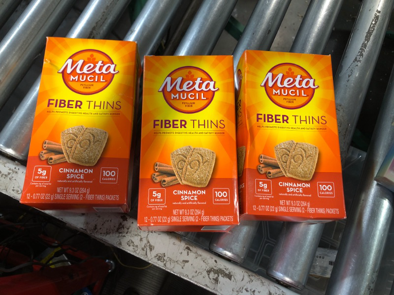 Photo 2 of ***NON-REFUNDABLE****
Metamucil Multi-grain Fiber Wafers - Cinnamon Spice - 12ct (3pk Bundle)