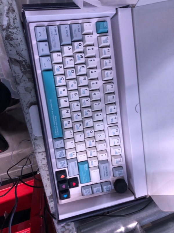 Photo 5 of GK GAMAKAY TK75 75% Mute Mechanical Keyboard with Knob Control, Hot Swap RGB Bluetooth 5.0/2.4GHz 