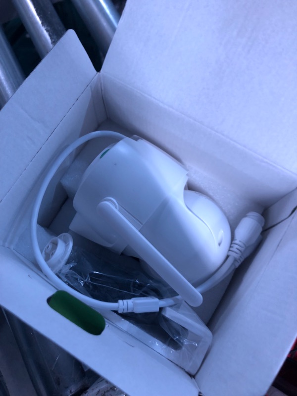 Photo 1 of GUOANVISION Security Cameras Outdoor, 2K Dual Lens Cameras for Home Security Outside 360° PTZ WiFi Surveillance Camera Waterproof, Motion Detection, 2-Way Talk, Color Night Vision, 24/7 Recording White