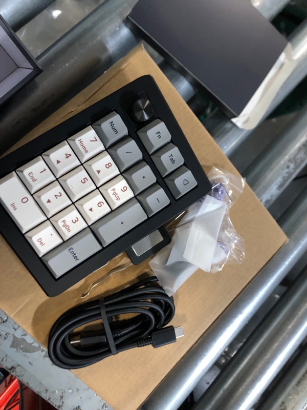 Photo 3 of EPOMAKER EK21 VIA Gasket Number Pad, Bluetooth 5.0/2.4ghz/Wired Hot Swappable Numpad, with Poron Foam, 