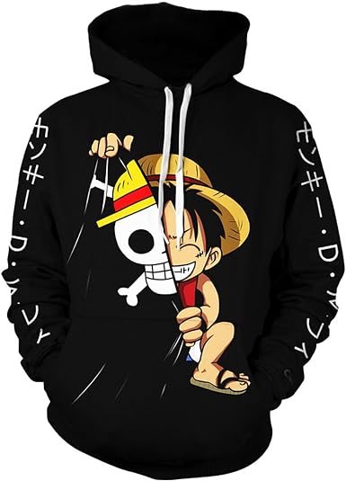 Photo 1 of Anime Hoodie Youth/Adult 3D Printed Novelty Sweatshirt Men's Cosplay Pullover (L)