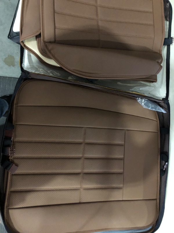 Photo 3 of *** REAR ONLY***
OASIS AUTO Car Seat Covers Accessories Rear Only Premium Nappa Leather Cushion Protector - OS-001 CHOCOLATE