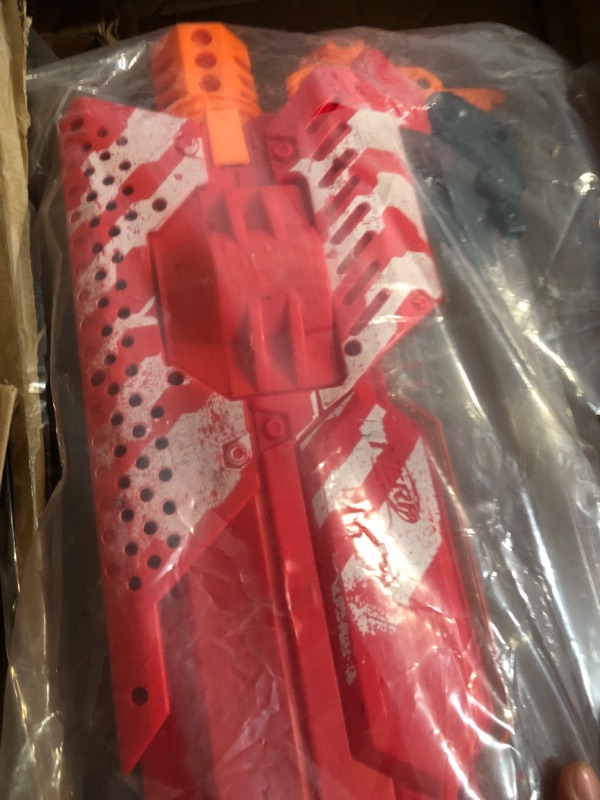 Photo 3 of **DOES NOT FUNCTION-MINOR DAMAGE PREV USED**
Nerf Rival Nemesis MXVII-10K, Red (Amazon Exclusive),