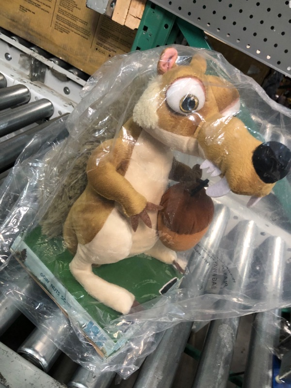 Photo 3 of  Ice Age 4 Goin Nuts Scrat Feature Plush Brown