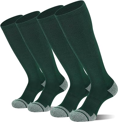 Photo 1 of CS CELERSPORT 2/3 Pack Baseball Softball Soccer Socks Knee High Over the Calf Sports Tube Socks
