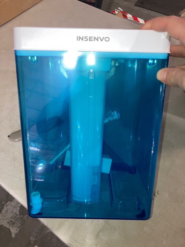 Photo 2 of (READ FULL POST) INSENVO Air Humidifier for Bedroom, 7.5 L Top Fill Humidifiers, Auto Shut-off with Night Light, Cool Mist Ultrasonic Humidifiers Timer & Visualization, for Kids Room, Nursery, Office, Indoor Plants Blue 7.5L