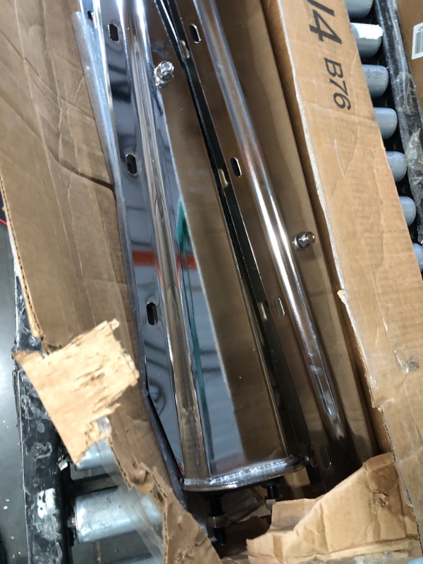 Photo 1 of Pair(2) Mud Flap Hanger Set 30" Spring Loaded 2 1/2" Bolt Pattern Fits Semi Truck Silver