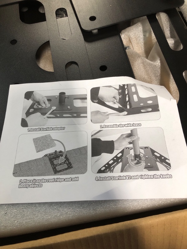 Photo 2 of Adjustable Starlink Roof Ridge Mount, Beciety Starlink Mounting Kit