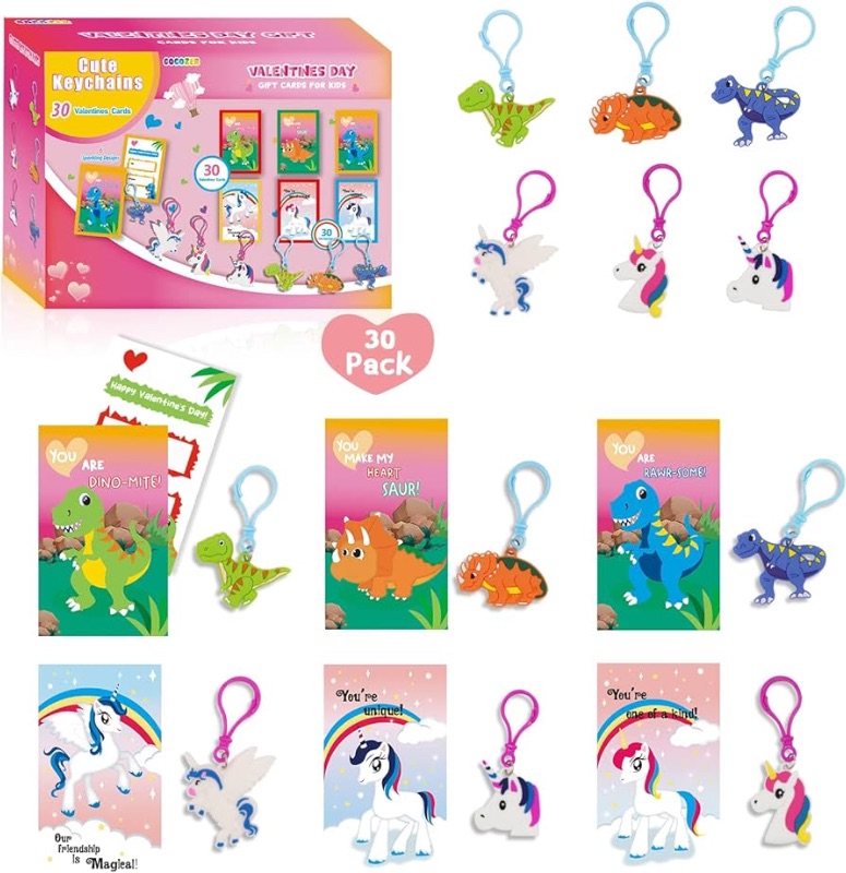 Photo 1 of ***NON-REFUNDABLE PACK OF 3 ***
Gocozer Valentines Day Gifts for Kids - 30 Pack