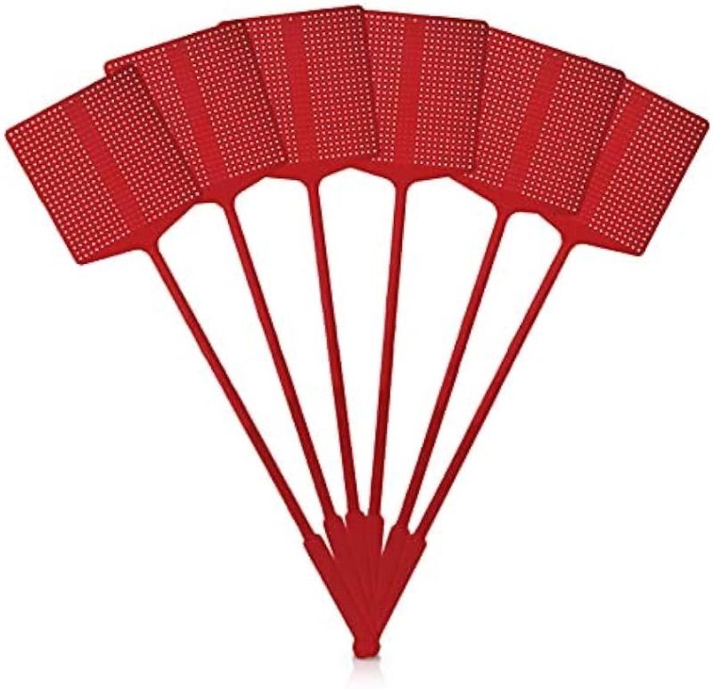 Photo 1 of ***NON-REFUNDABLE PACK OF 2***
Catchmaster Fly Swatter 6-Pack, Bulk Fly Swatters