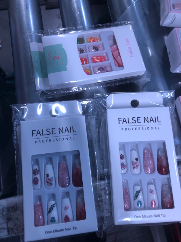 Photo 1 of ***NON-REFUNDABLE COSMETIC BUNDLE ACRYLIC NAILS PACK OF 7 ****