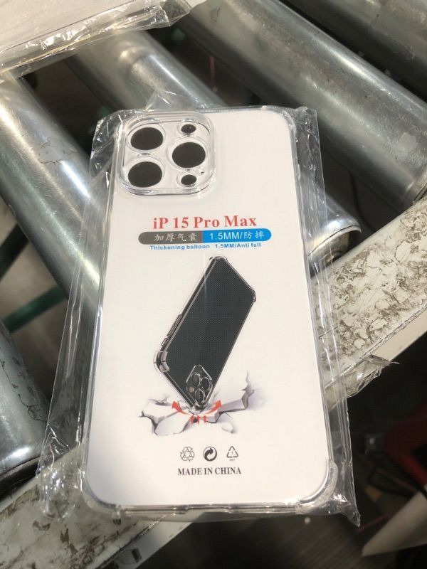 Photo 2 of for iPhone 15 Pro Max Clear Case 