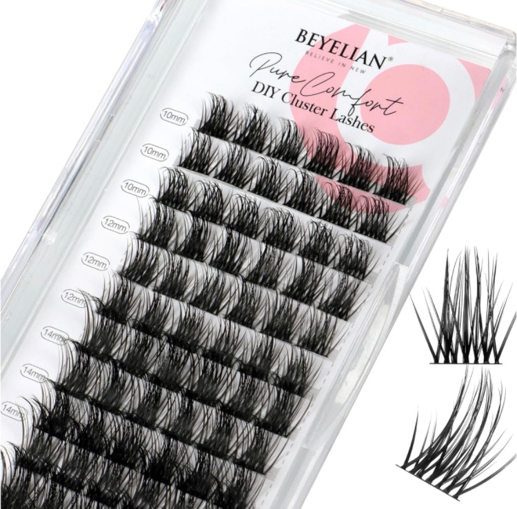 Photo 1 of *NON-REFUNABLE**
*BUNDLE OF 5*
BEYELIAN Cluster Lashes D Curl 72 Pcs Individual Lash Clusters 