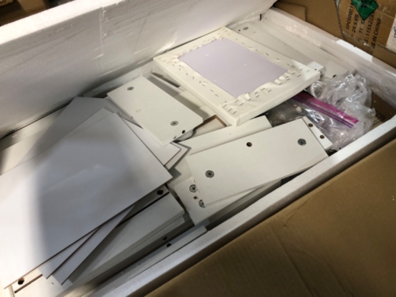 Photo 1 of Vanity Desk with LED Lighted Mirror White (Vanity Set T07)