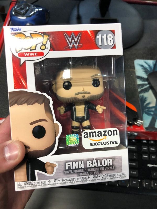 Photo 2 of **NON REFUNDABLE PACK OF 2** Funko Pop! WWE: Finn Balor (Balor Club) 