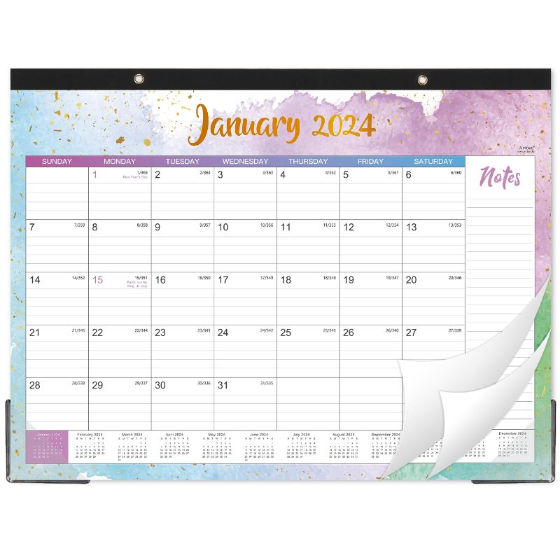 Photo 1 of 2024 Desk Calendar 22" x 17"