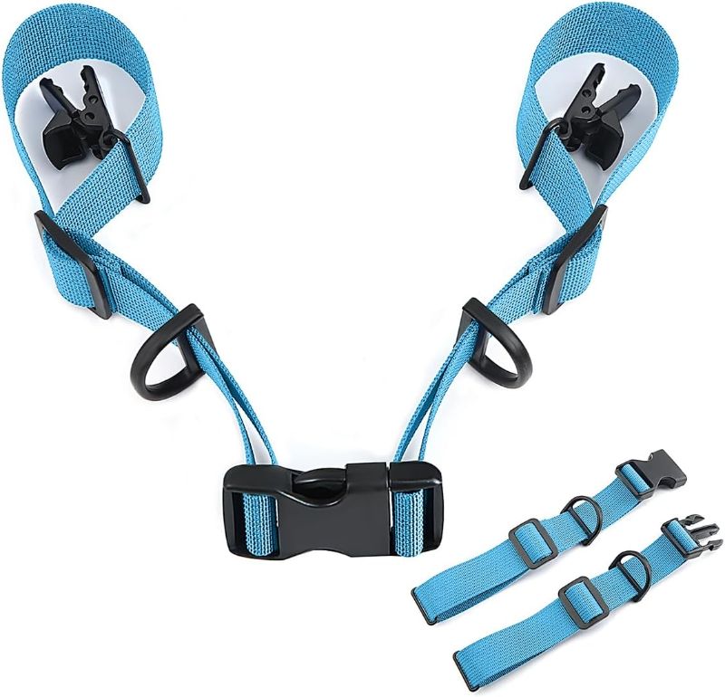 Photo 1 of **NON REFUNDABLE PACK OF 2**
Ikerall 2 Pcs Adjustable Backpack Sternum Straps (Sky Blue)