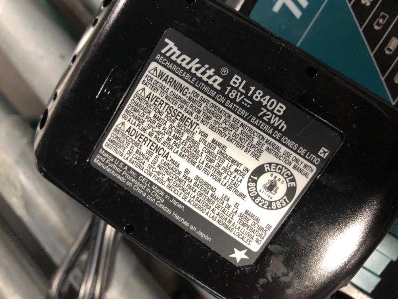 Photo 3 of * see all images *
Makita BL1840BDC1 18V LXT® Lithium-Ion Battery and Charger Starter Pack (4.0Ah)