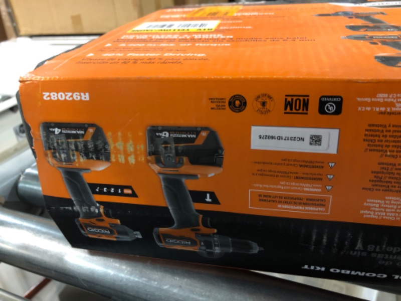 Photo 6 of RIDGID 18V Brushless 2-Tool Combo Kit 