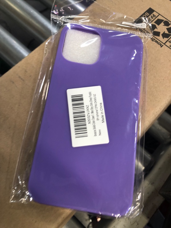 Photo 3 of  Clear Series Case for iPhone 12 & iPhone 12 Pro - PURPLE 