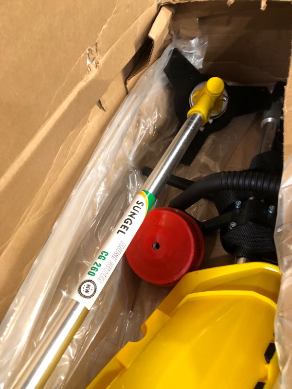 Photo 1 of **SEE NOTES** Eater Gas Powered, 26cc 2-Cycle Gas Weed Trimmer 2 in 1 Gas Trimmers for Weeds and Grass