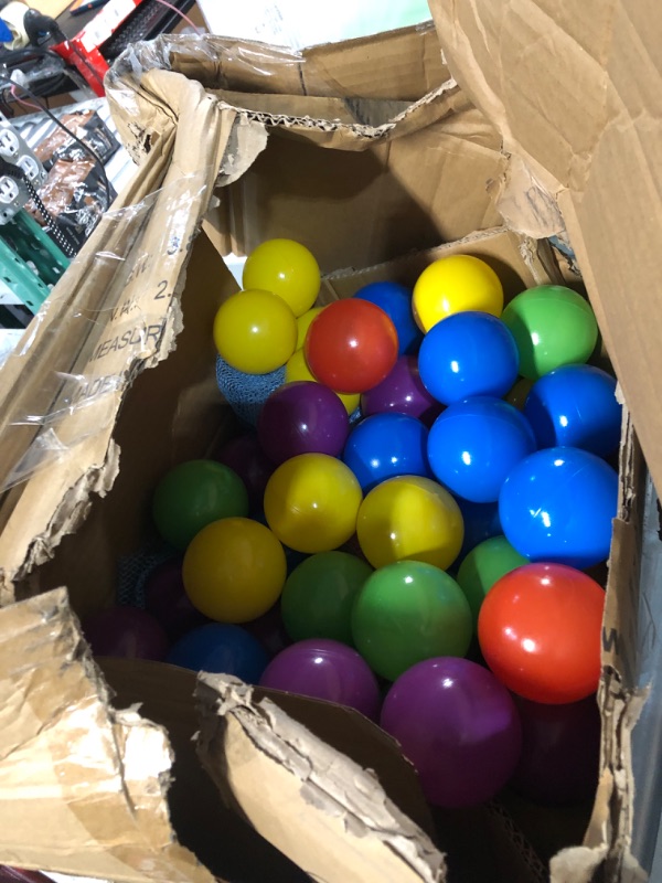 Photo 2 of **MISSING ITEMS - SEE PHOTOS**
200 Ball Pit Balls for Kids – Plastic Ball Refill Pack for Kids | Phthalate and BPA Free Non-Toxic Plastic Ball Pack | 